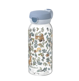 LD x Mepal Drinkfles pop-up 600 ml - Blauw Forest Friends