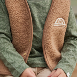 LD longsleeve groen met print