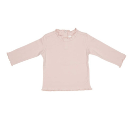 Little Dutch shirtje lange mouw ruches soft pink - 50/56