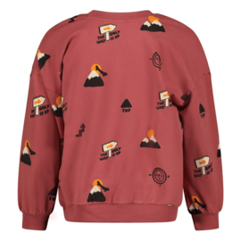 Sturdy sweater rood - Mountain Top