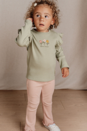 Little Dutch flared broek soft pink