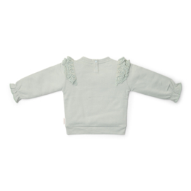 Little Dutch sweater ruches groen - Fairy Garden