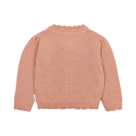 LD vestje gebreid roze