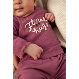 Feetje longsleeve berry - Afternoon Tea