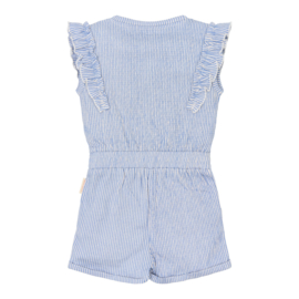 LD playsuite streepjes wit/blauw