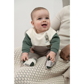 Feetje broek grey / beige - Wiggle and Waggle