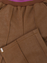 LOOXS Wide leg broek Olive Lurex