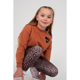 Jubel sweater camel met backprint - Chic City