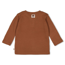 Feetje shirtje bruin Wild World