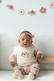 Feetje sweater wild flowers offwhite maat 92