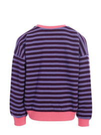 LOOXS Sweater Paarse Streep