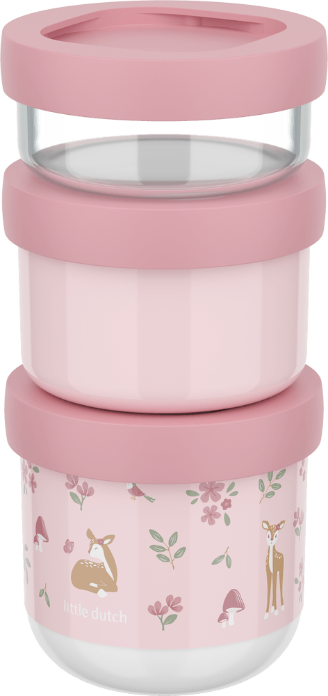 LD x Mepal snackbox - 3 delige set Fairy Garden 