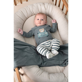 Feetje broek rib met streep - Beep Beep