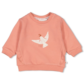 Feetje sweater sending love maat 68