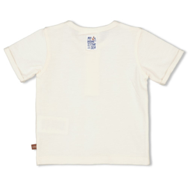 Feetje t-shirt offwhite Let's Sail maat 80