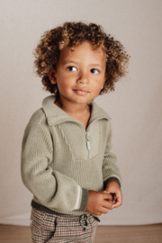Little Dutch gebreiden trui olive green