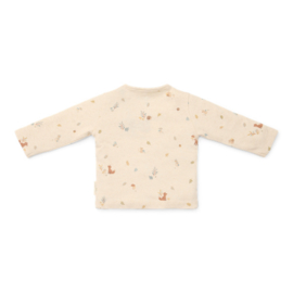 LD shirtje zand Forest Friend print all over