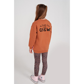 Jubel sweater camel met backprint - Chic City