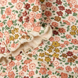 LD jurk met ruches en bloemenprint