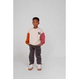 Sturdy sweater oversized met backprint - Mountain Top