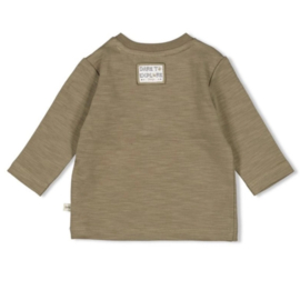 Feetje long sleeve Rawr Some olive green