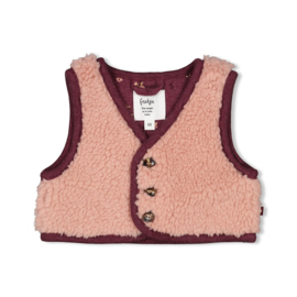 Feetje gilet boucle "Blooming Meadow" maat 56