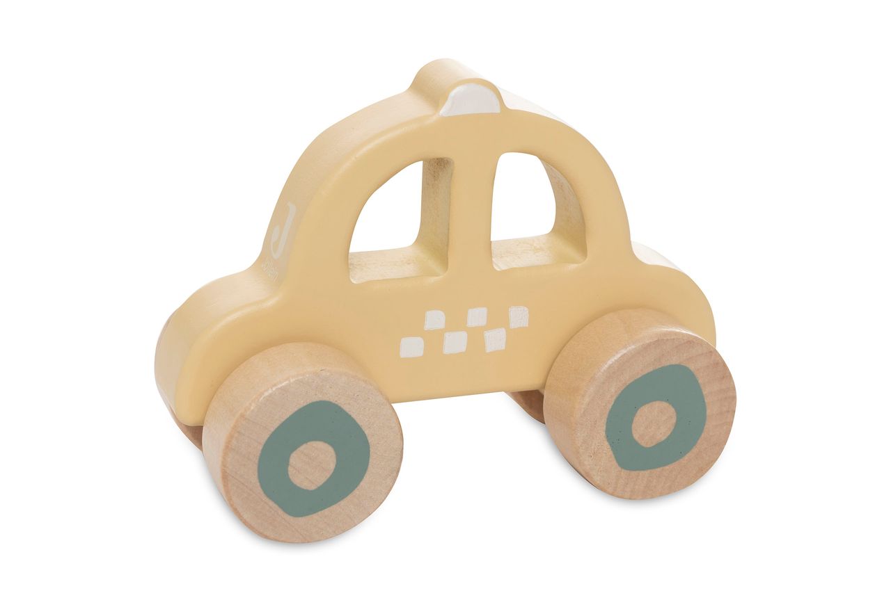 Jollein houten auto's op wielen - On the go