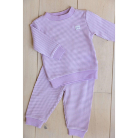 Feetje wafel pyjama lila
