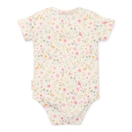 LD romper korte mouw wit Fairy Garden