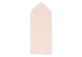 Jollein badcape badstof 100x100cm - pale pink