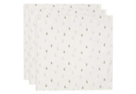 Jollein X Nijntje hydrofiele luiers olive green- 3 pack