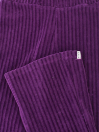 LOOXS Flared corduroy broek Aubergine