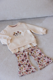 Feetje flared broek wild flowers maat 62