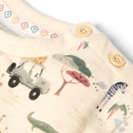 LD sweater safari print