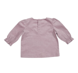 Little Dutch shirt pofmouw corduroy mauve -50/56