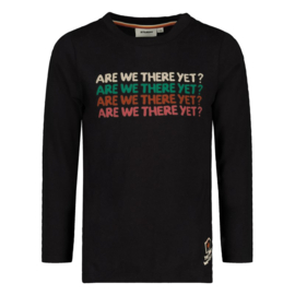 Sturdy longsleeve antraciet - Mountain top