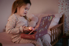 LD verhalen projector zaklamp - roze Fairy Garden