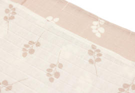 Jollein hydrofiele doeken 70 x 70 cm Twig wild rose 3-pack