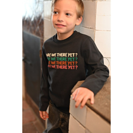 Sturdy longsleeve antraciet - Mountain top