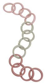 Little Dutch Little loops toy rings roze