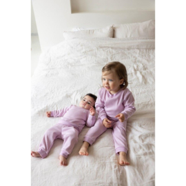 Feetje wafel pyjama lila
