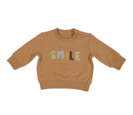 Little Dutch trui smile almond maat 74