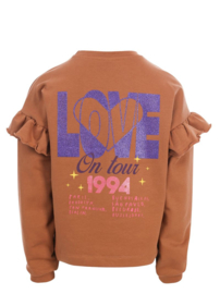 LOOXS - Sweater Mokka backprint