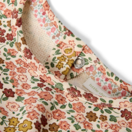 LD jurk met ruches en bloemenprint