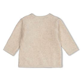 Feetje overslag shirtje velours rib - The Cuddle Company