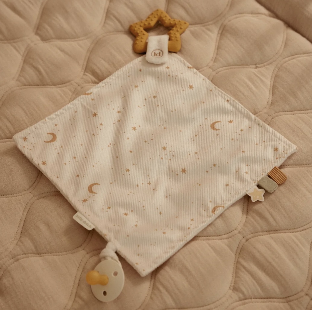 LD Knuffeldoekje met bijtring - Newborn Naturels