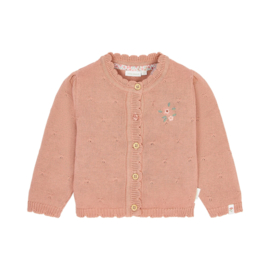 LD vestje gebreid roze