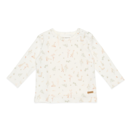 LD shirtje little goose offwhitte maat 50/56