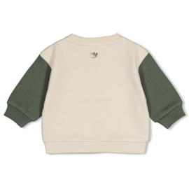 Feetje sweater offwhite  - Wiggle and Waggle