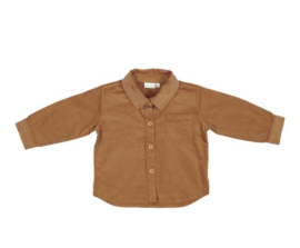 Little Dutch overhemd corduroy almond 68